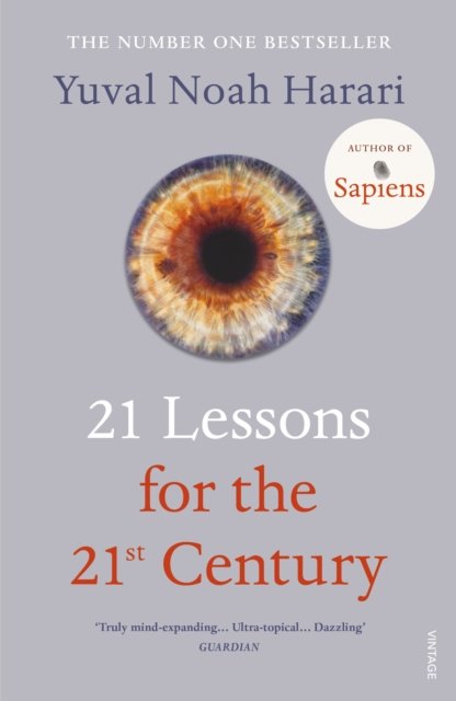 Cover of 21 Lessons for the 21st Century by Yuval Noah Harari