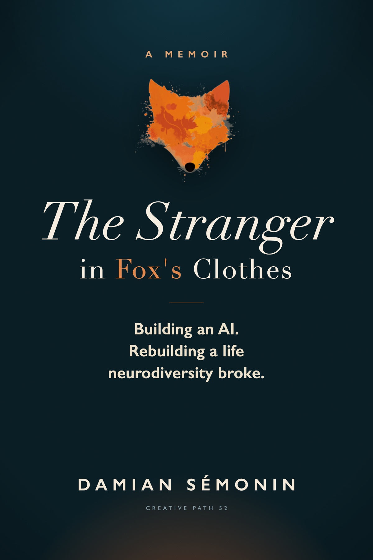 Book cover: The Stranger in Fox’s Clothes, by Damian Sémonin